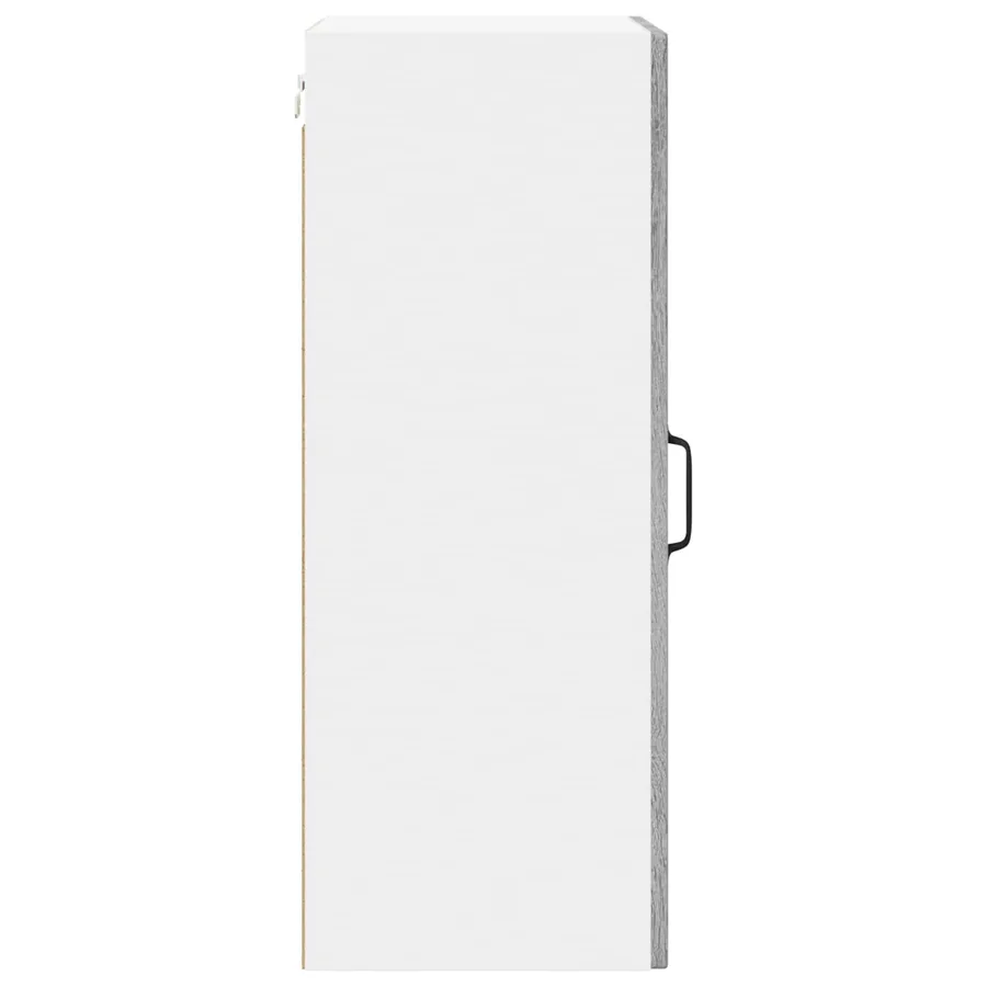 Cabinet en verre mural LUCCA 2 pcs Sonoma gris 40 x 31 x 80 cm - 7