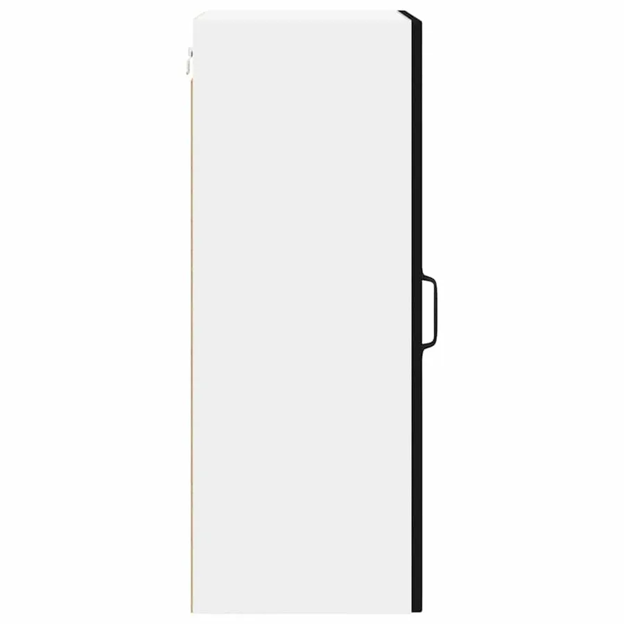 Cabinet en verre mural LUCCA Noir 40 x 31 x 80 cm - 7