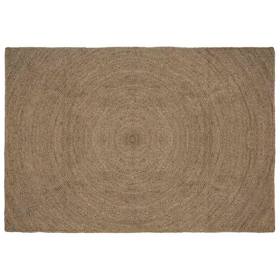 Tapis de surface Gris 240 x 340 cm Jute