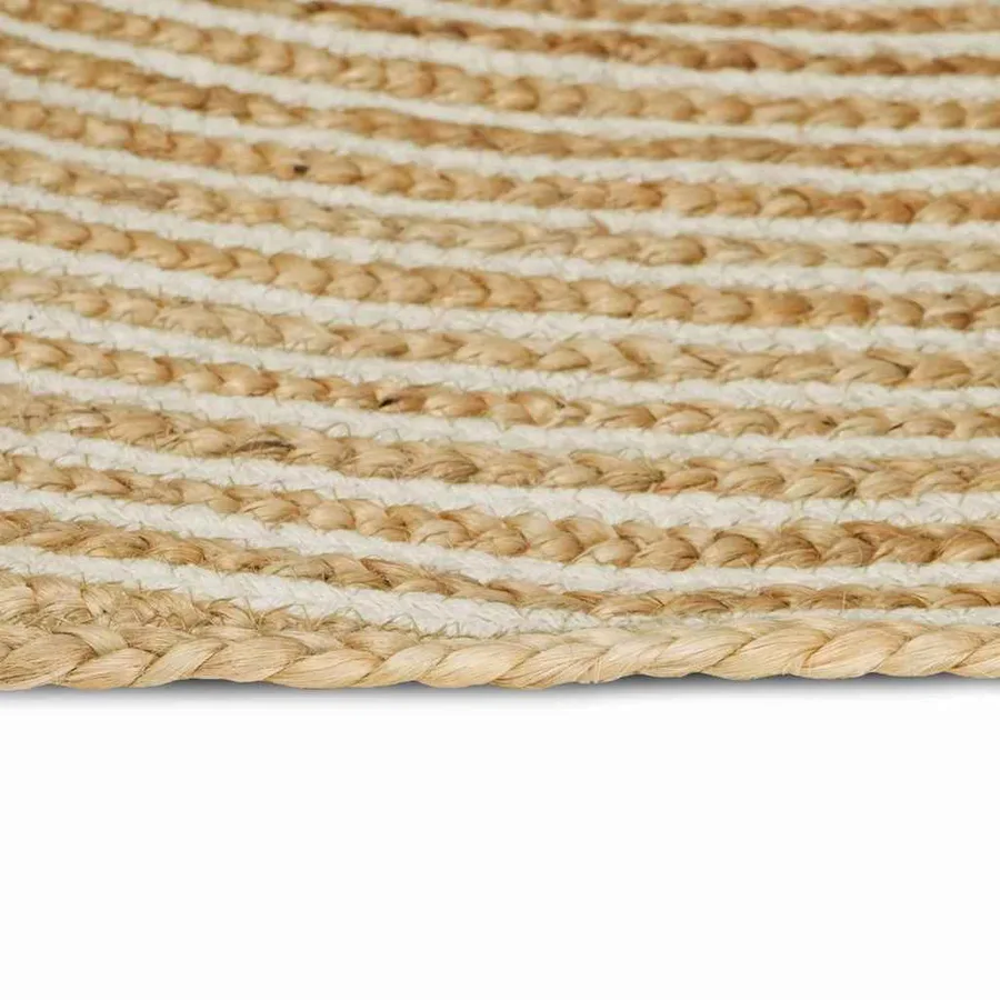 Tapis de surface Blanc 240 x 340 cm Jute - 2