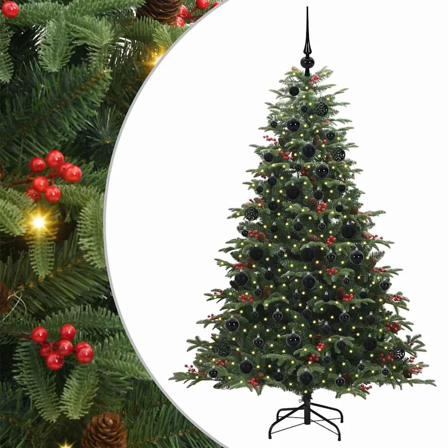 Sapin de Noël artificiel Vert 180 cm PVC, métal et plastique - 2
