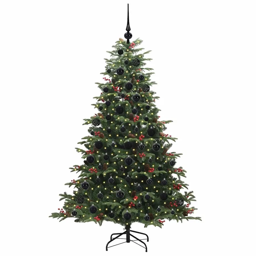 Sapin de Noël artificiel Vert 180 cm PVC, métal et plastique - 3