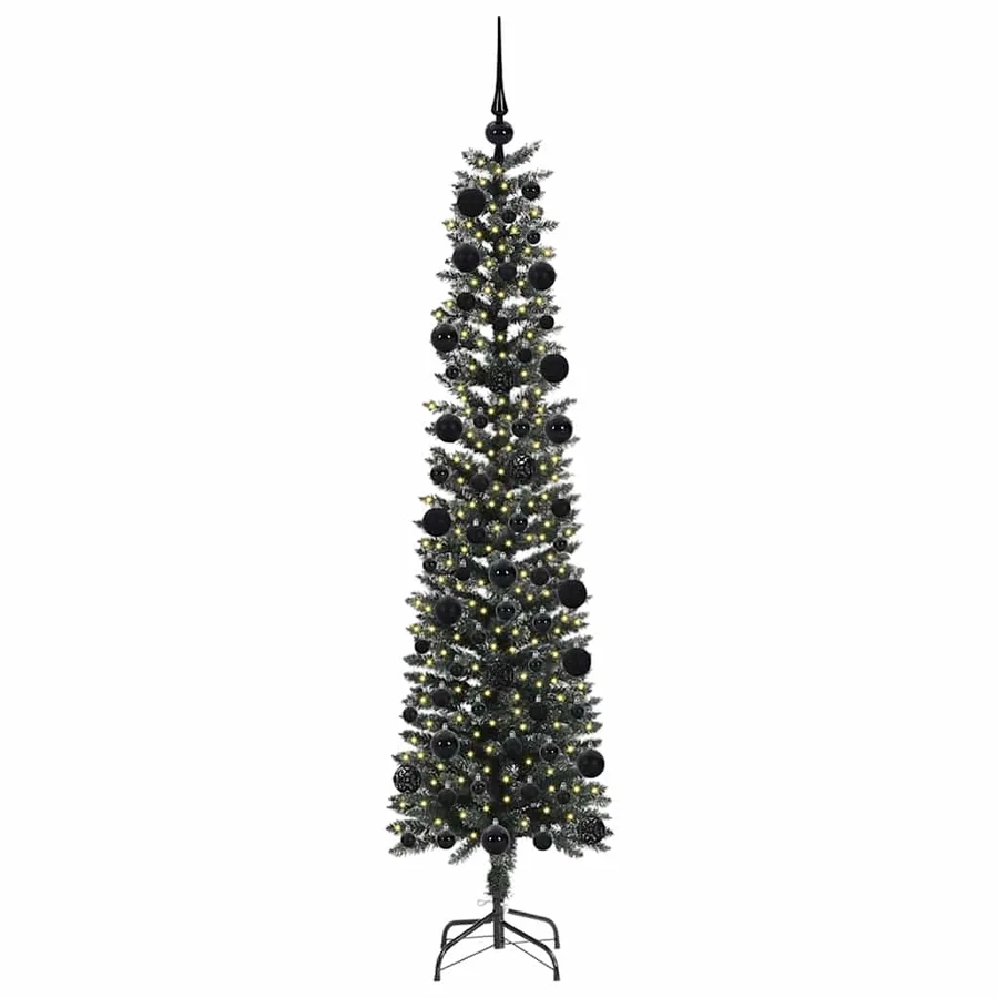 Sapin de Noël artificiel Vert 210 cm PVC, plastique et acier - 3