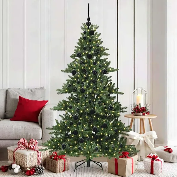 Sapin de Noël Artificiel à Branches Articulées Vert 180 cm