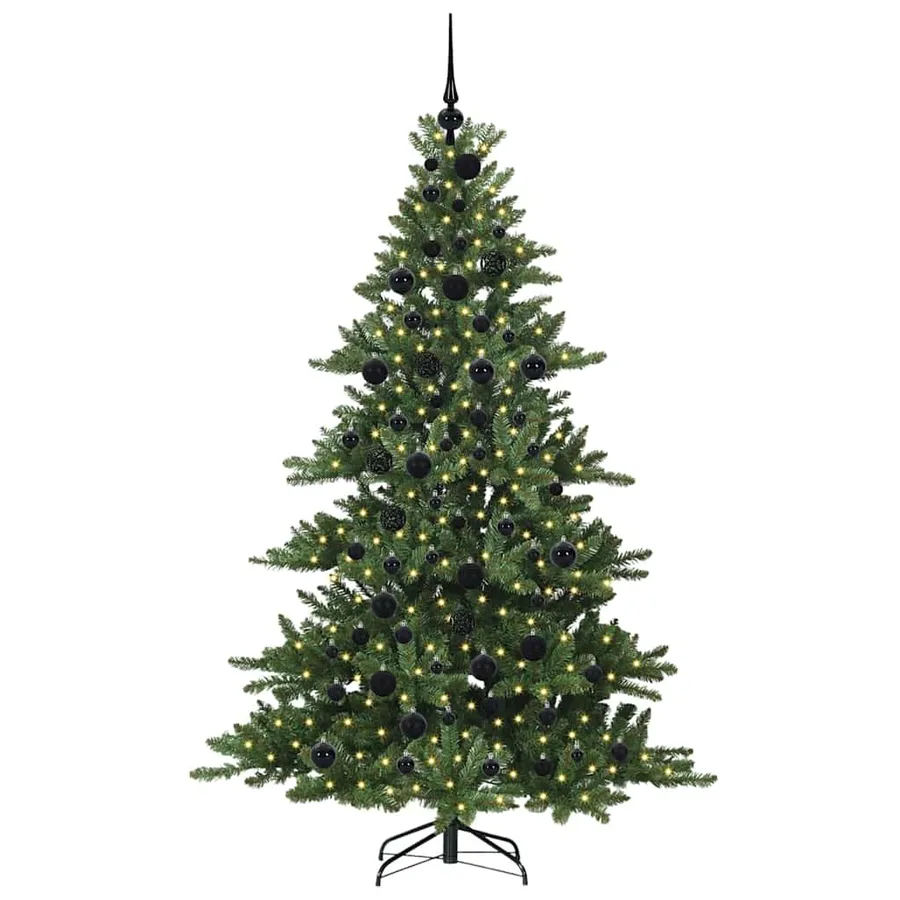 Sapin de Noël Artificiel à Branches Articulées Vert 180 cm - 3