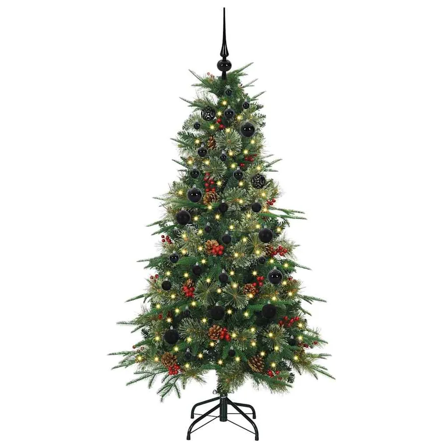 Sapin de Noël Artificiel à Branches Articulées Vert 150 cm - 3