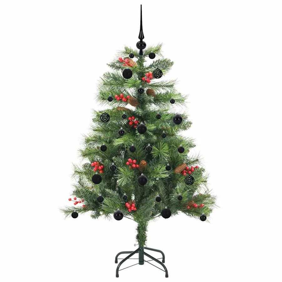 Sapin de Noël artificiel Vert 150 cm PVC et métal - 4