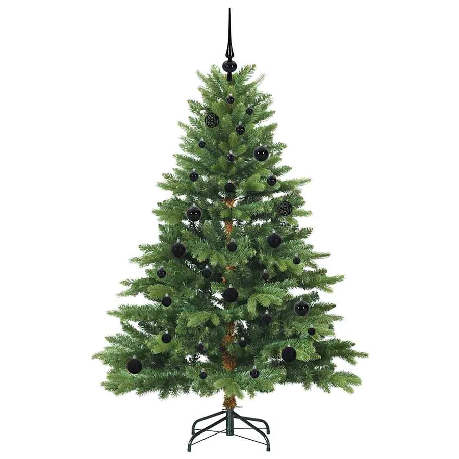 Sapin de Noël artificiel avec 150 LED Vert 150 cm PE et PVC - 4