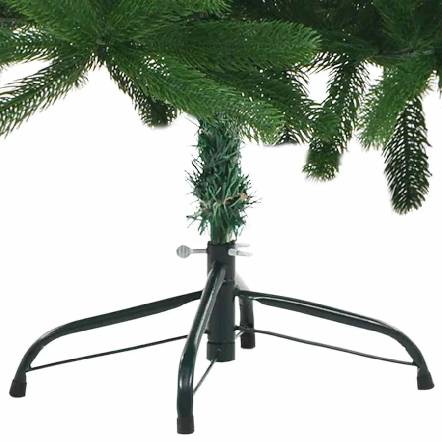 Sapin de Noël avec 300 LED avec support Vert 180 cm PE - 12