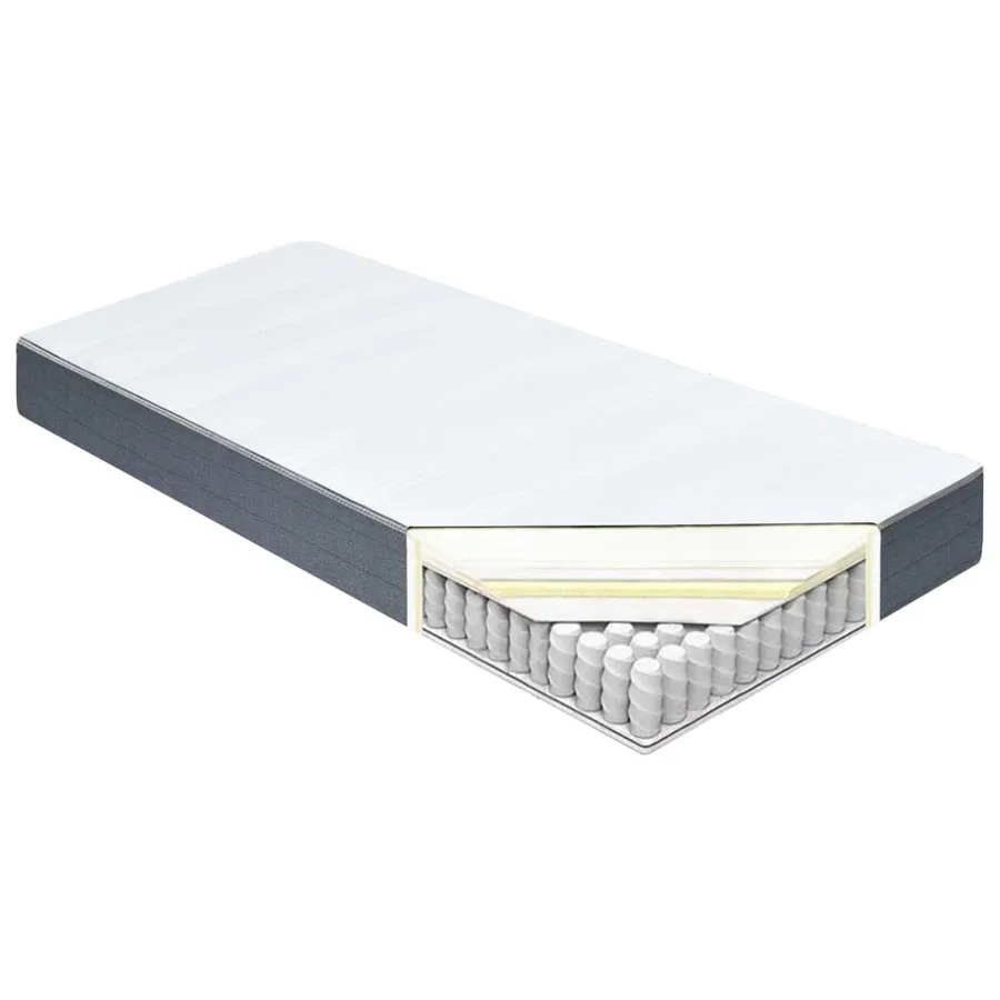 Matelas de sommier tapissier fermeté moyenne 200x100x20 cm - 5