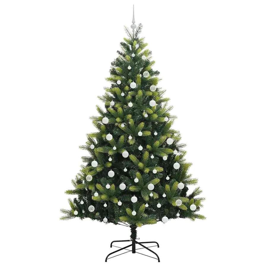 Arbre de Noël artificiel en silicone flexible 300 LEDs 210 cm - 4