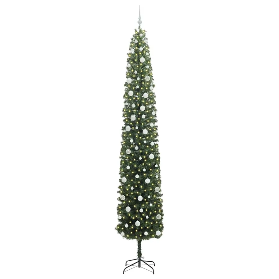 Sapin de Noël artificiel Vert 270 cm PVC et acier et plastique - 3