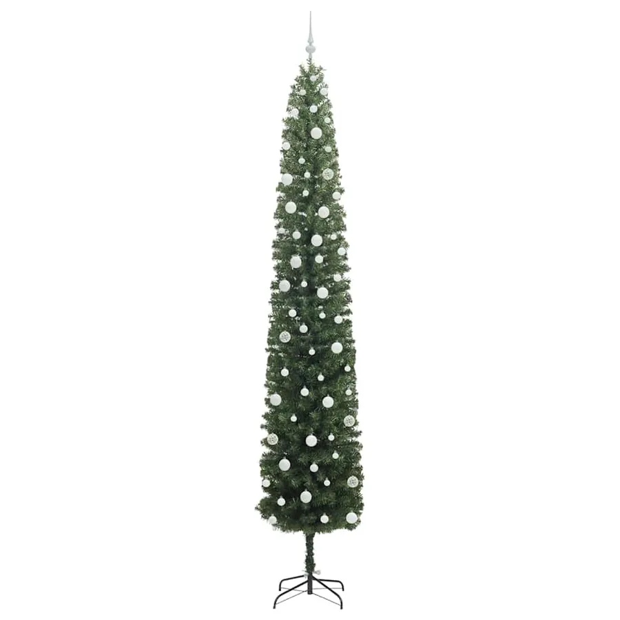 Sapin de Noël artificiel Vert 270 cm PVC et acier et plastique - 4
