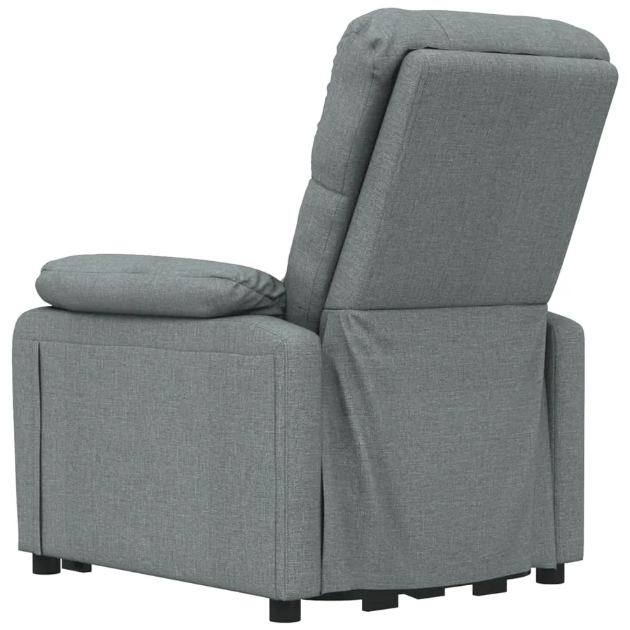 Fauteuil électrique de massage Gris foncé Tissu - 6