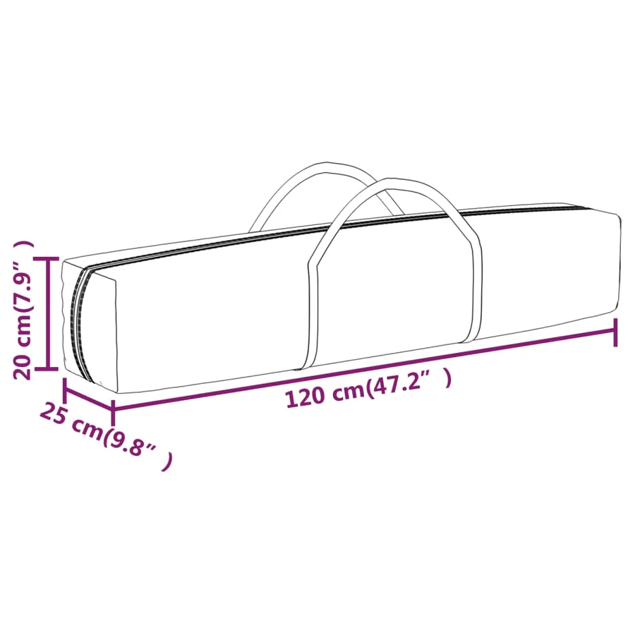 Tente de réception pliable Bleu 3x6 m - 10