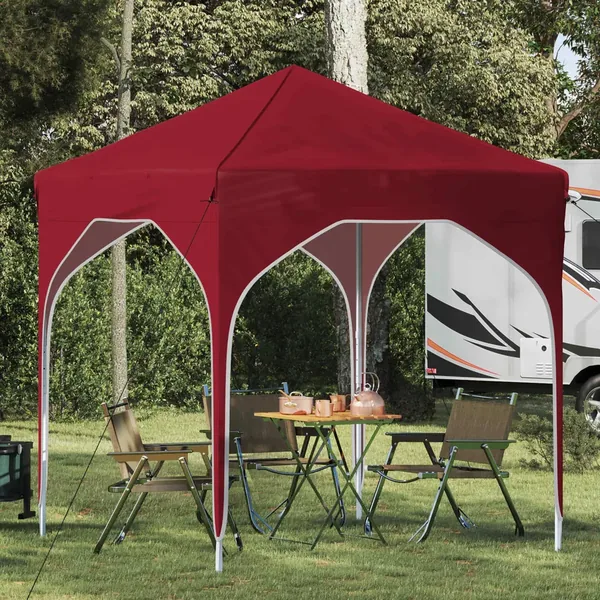 Tente de fête pop-up 194 x 194 x 245 cm Bordeaux