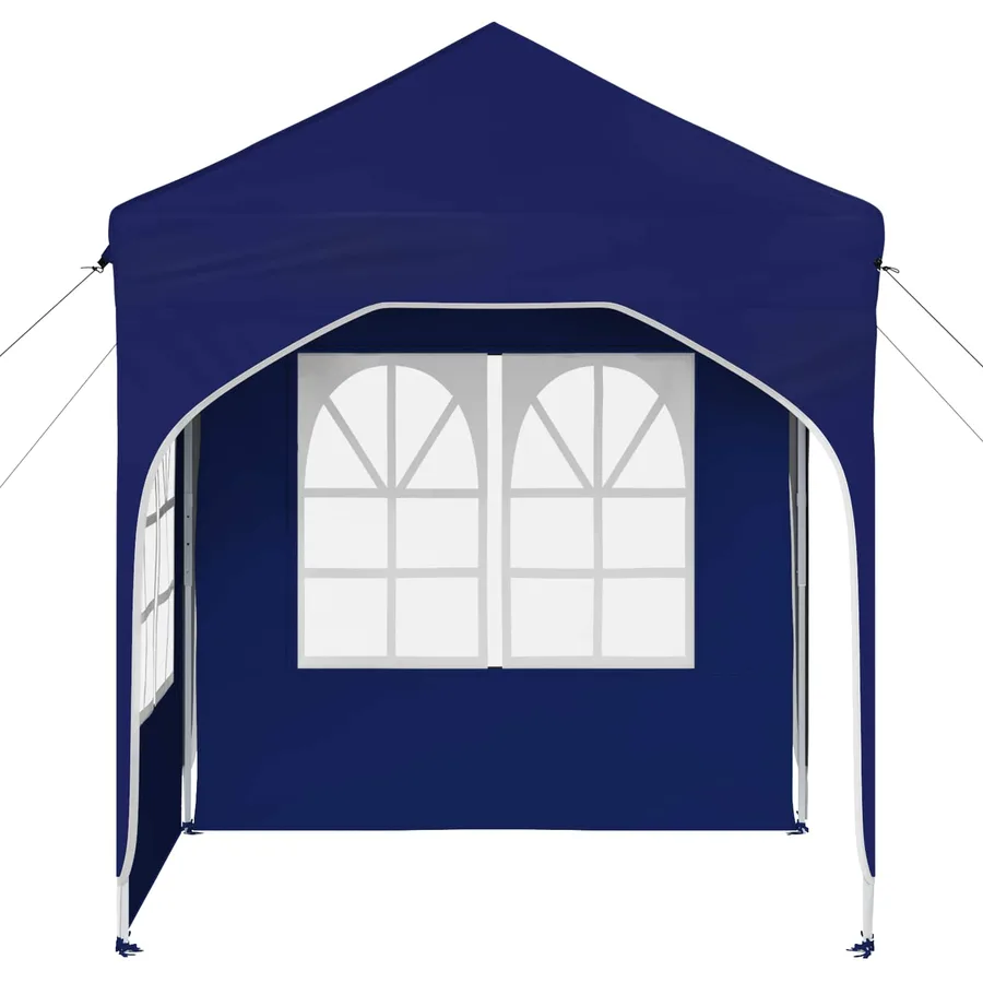 Tente de fête pop-up 192 x 192 x 245 cm Bleu - 6