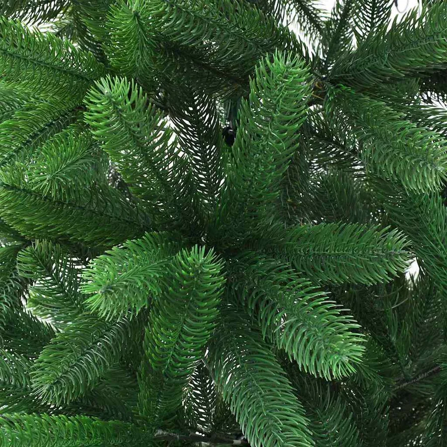 Sapin de Noël avec 150 LED avec support Vert 150 cm PE - 8