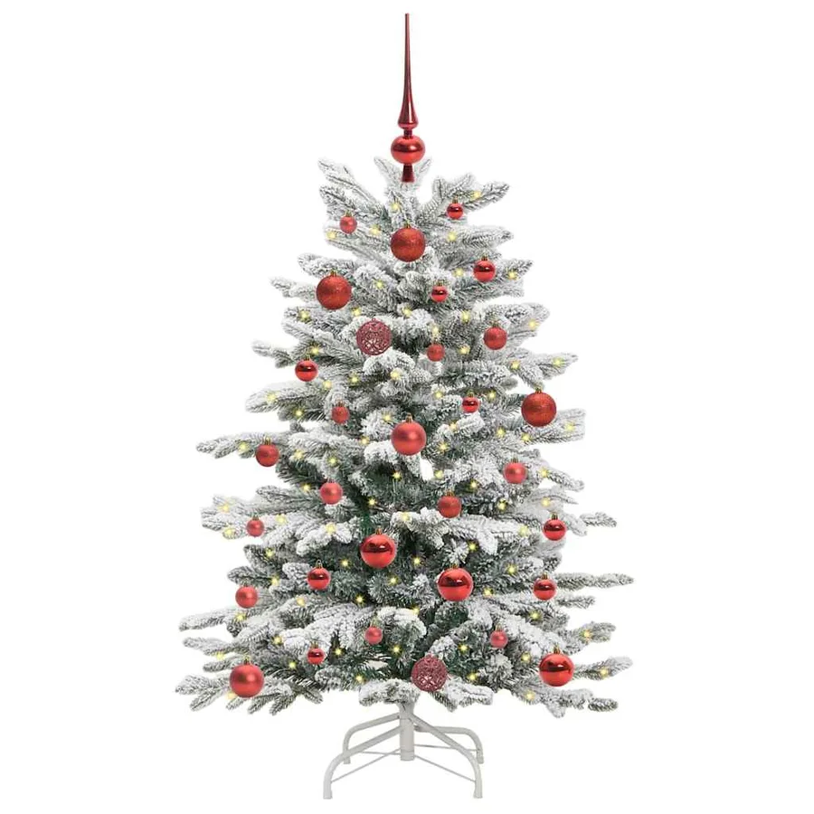 Sapin de Noël Artificiel à Branches Articulées Blanc 120 cm - 3