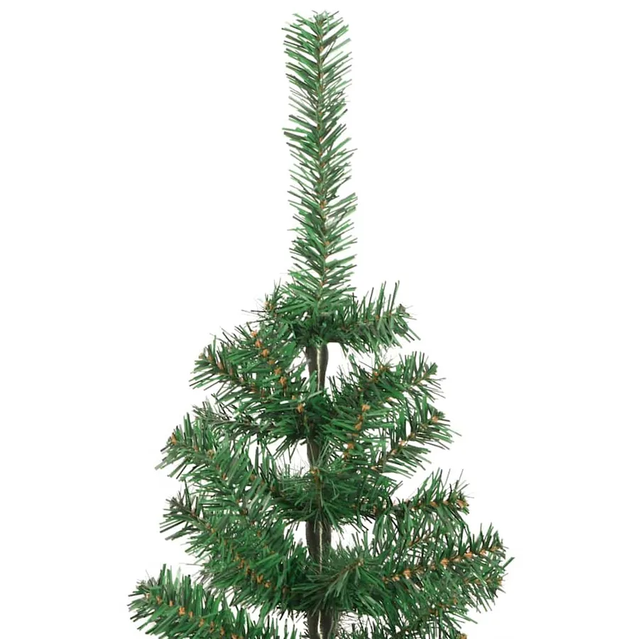 Sapin de Noël avec 150 LED avec support Vert 120 cm PVC - 11