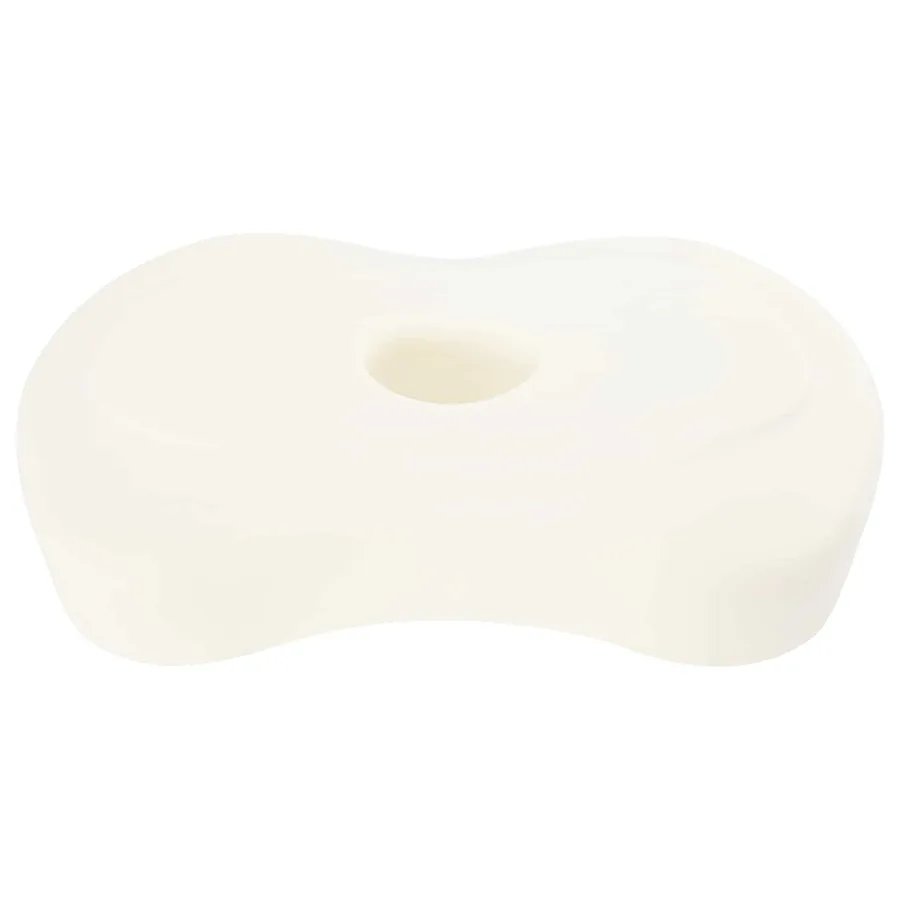 Coussin pour le cou Couleur unie Blanc 53 x 35 x 11 cm - 5