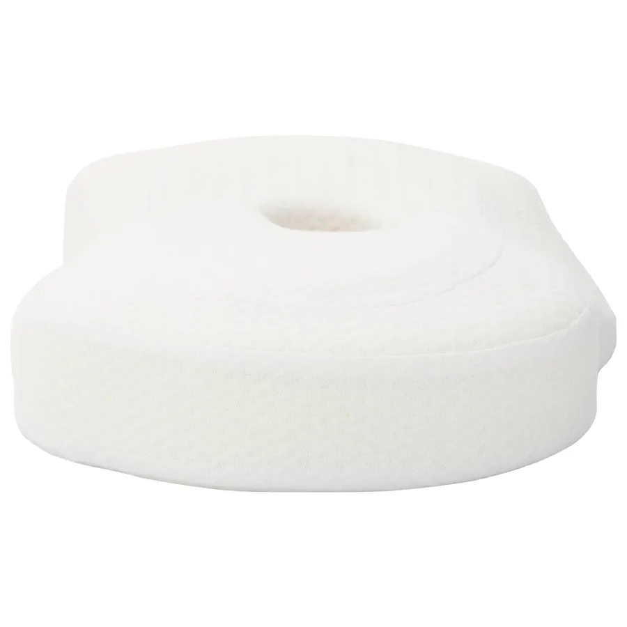 Coussin pour le cou Couleur unie Blanc 53 x 35 x 11 cm - 6