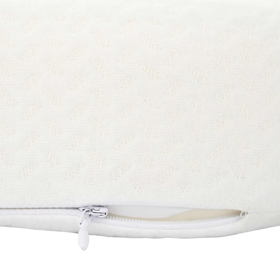 Coussin pour le cou Couleur unie Blanc 53 x 35 x 11 cm - 9