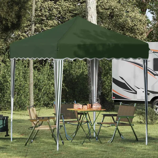 Tente de fête pop-up 195 x 195 x 245 cm Vert Tissu Oxford