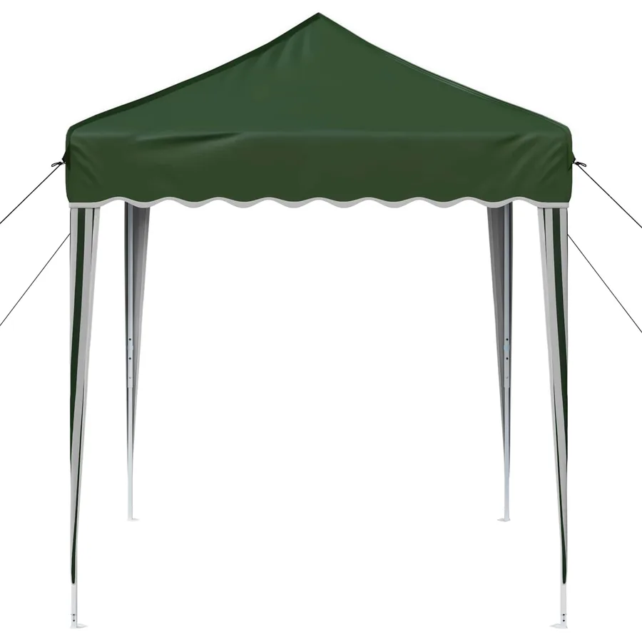 Tente de fête pop-up 195 x 195 x 245 cm Vert Tissu Oxford - 6