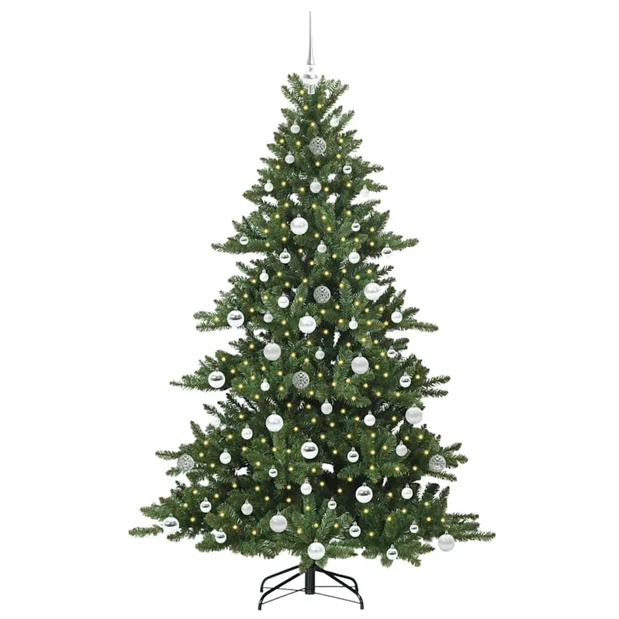 Sapin de Noël Artificiel à Branches Articulées Vert 180 cm - 3