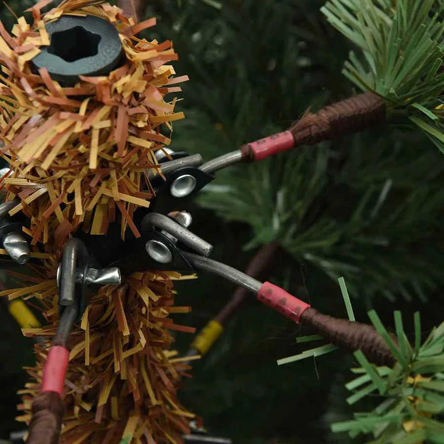 Sapin de Noël Artificiel à Branches Articulées Vert 210 cm - 13