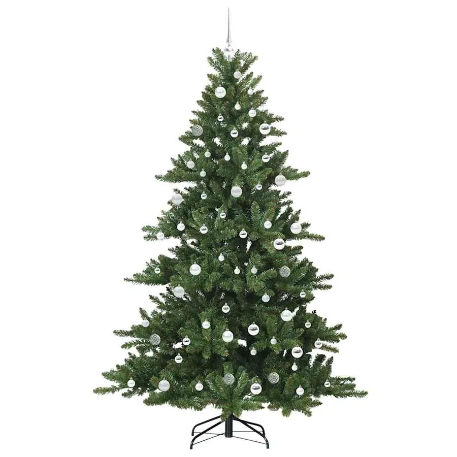 Sapin de Noël Artificiel à Branches Articulées Vert 210 cm - 4
