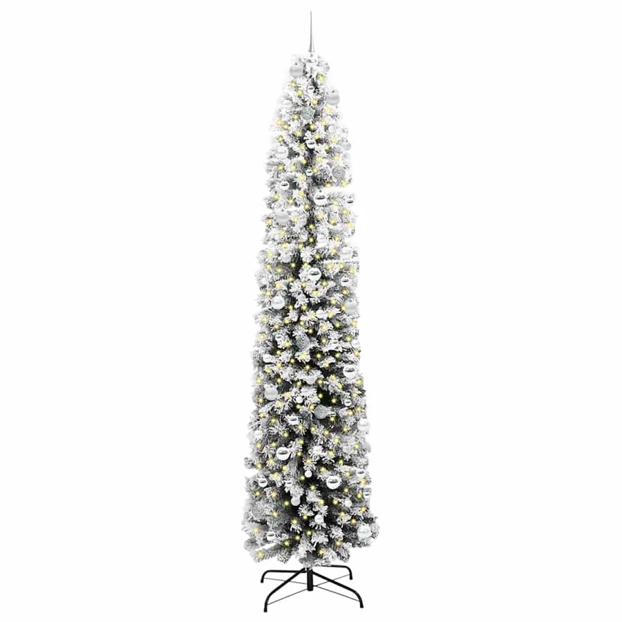 Sapin de Noël artificiel Vert 240 cm PVC et acier et plastique - 3