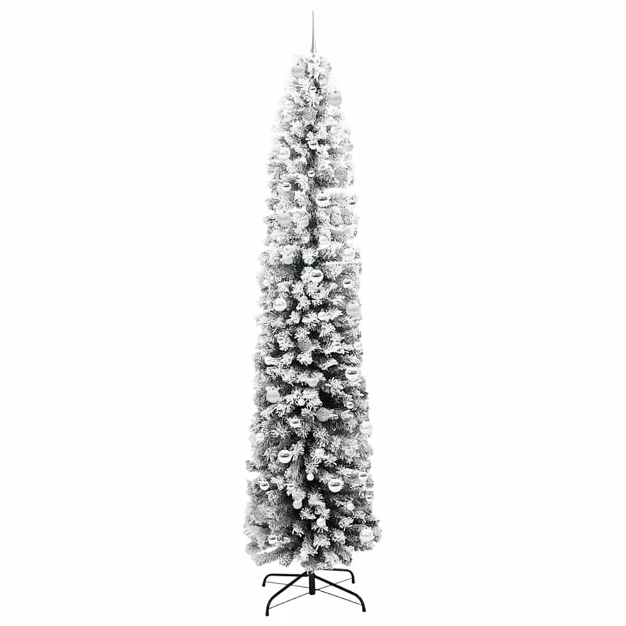 Sapin de Noël artificiel Vert 240 cm PVC et acier et plastique - 4