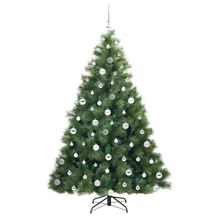 Sapin de Noël artificiel avec 300 LED Vert 180 cm PE et PVC - 4