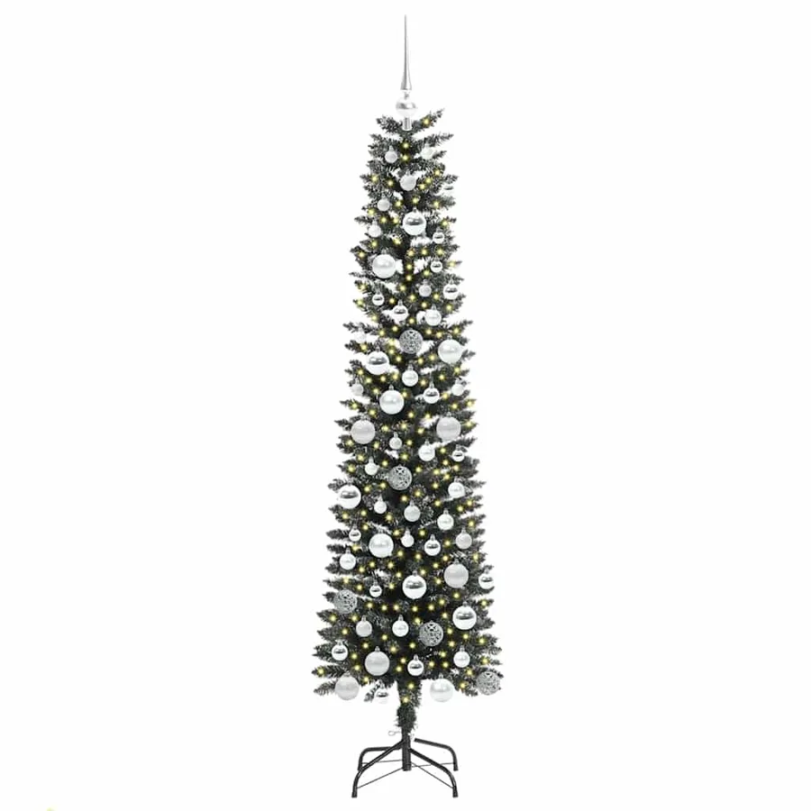 Sapin de Noël artificiel Vert 180 cm PVC, plastique et acier - 3