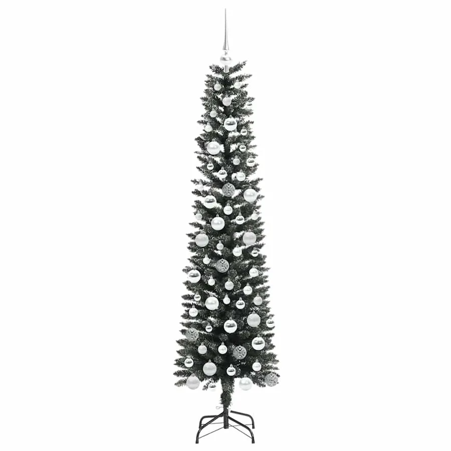 Sapin de Noël artificiel Vert 180 cm PVC, plastique et acier - 4