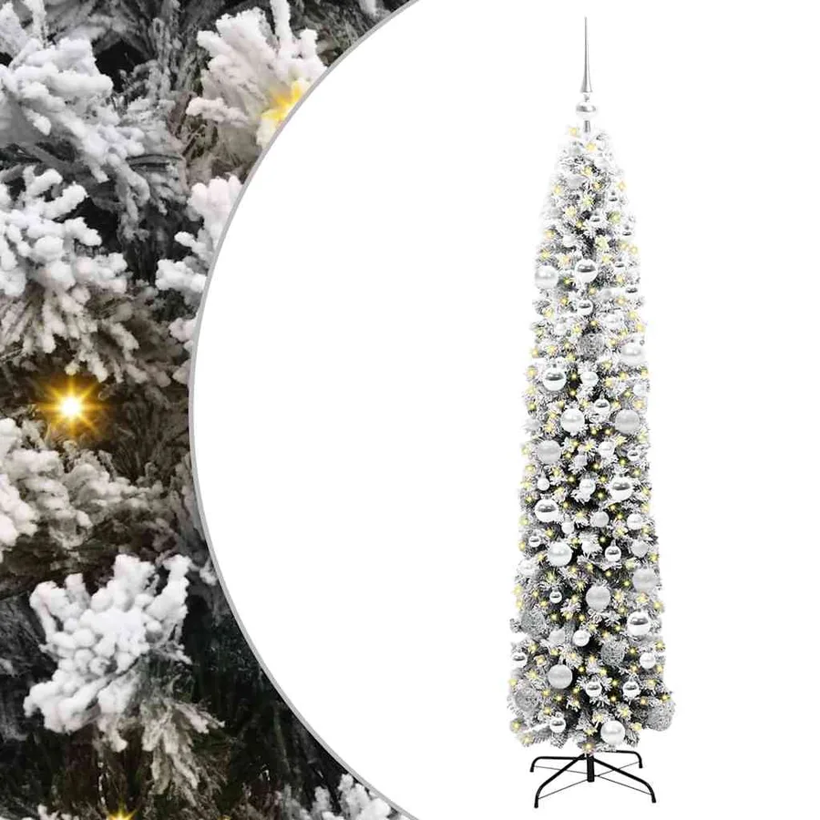 Sapin de Noël artificiel Vert 180 cm PVC et acier et plastique - 2