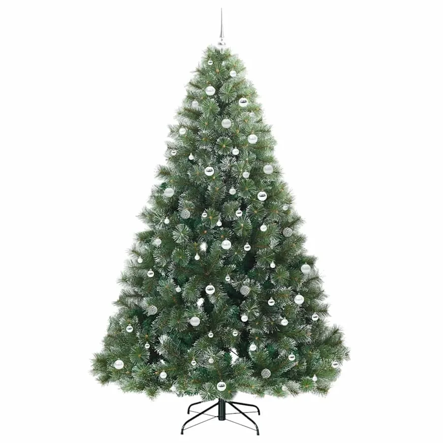 Sapin de Noël artificiel avec 300 LED Vert 240 cm PE et PVC - 4