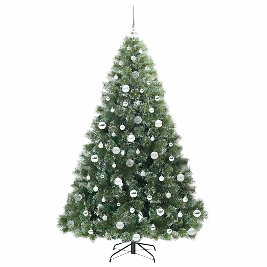Sapin de Noël artificiel avec 300 LED Vert 180 cm PE et PVC - 4