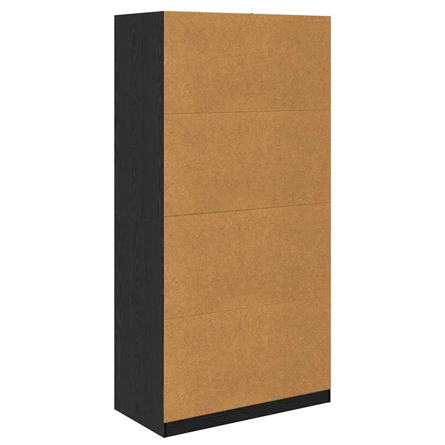 Armoire Chêne noir 100 x 50 x 200 cm Bois d'ingénierie - 7