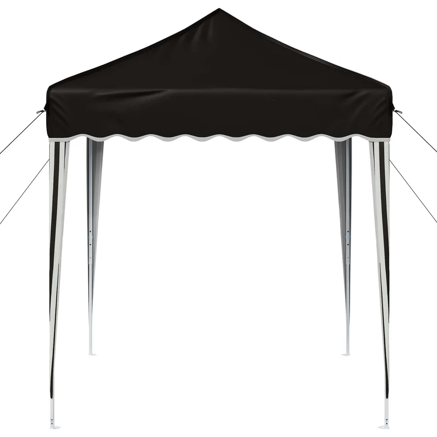 Tente de fête pop-up 195 x 195 x 245 cm Noir Tissu Oxford - 6