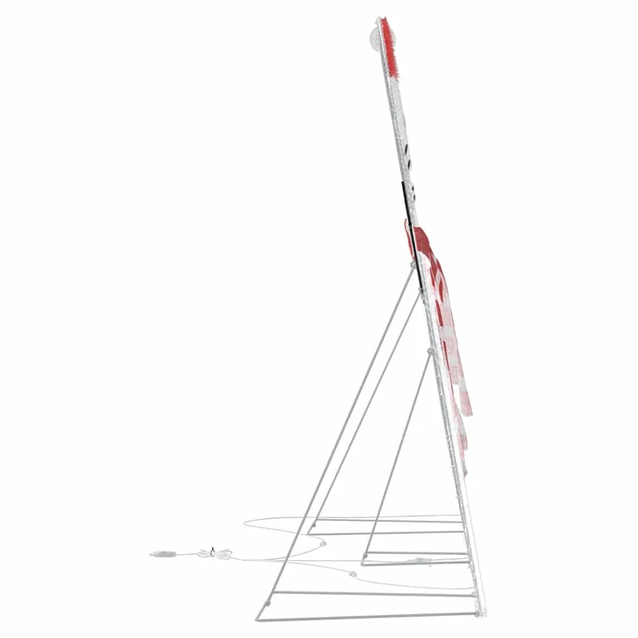 Famille de bonhommes de neige éclairés 3 pcs Blanc chaud - 10