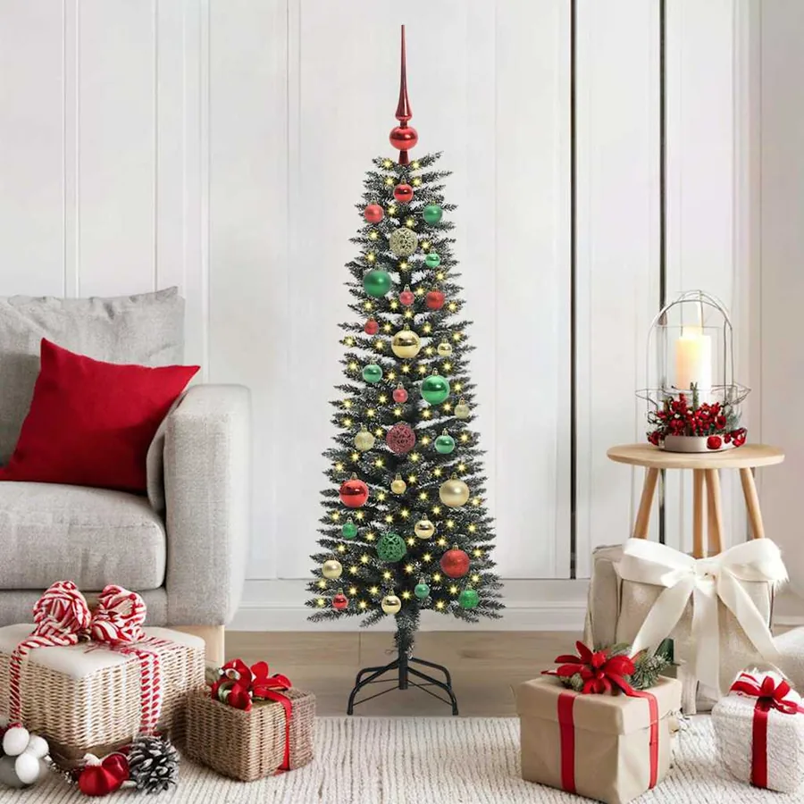 Sapin de Noël artificiel Vert 120 cm PVC, plastique et acier