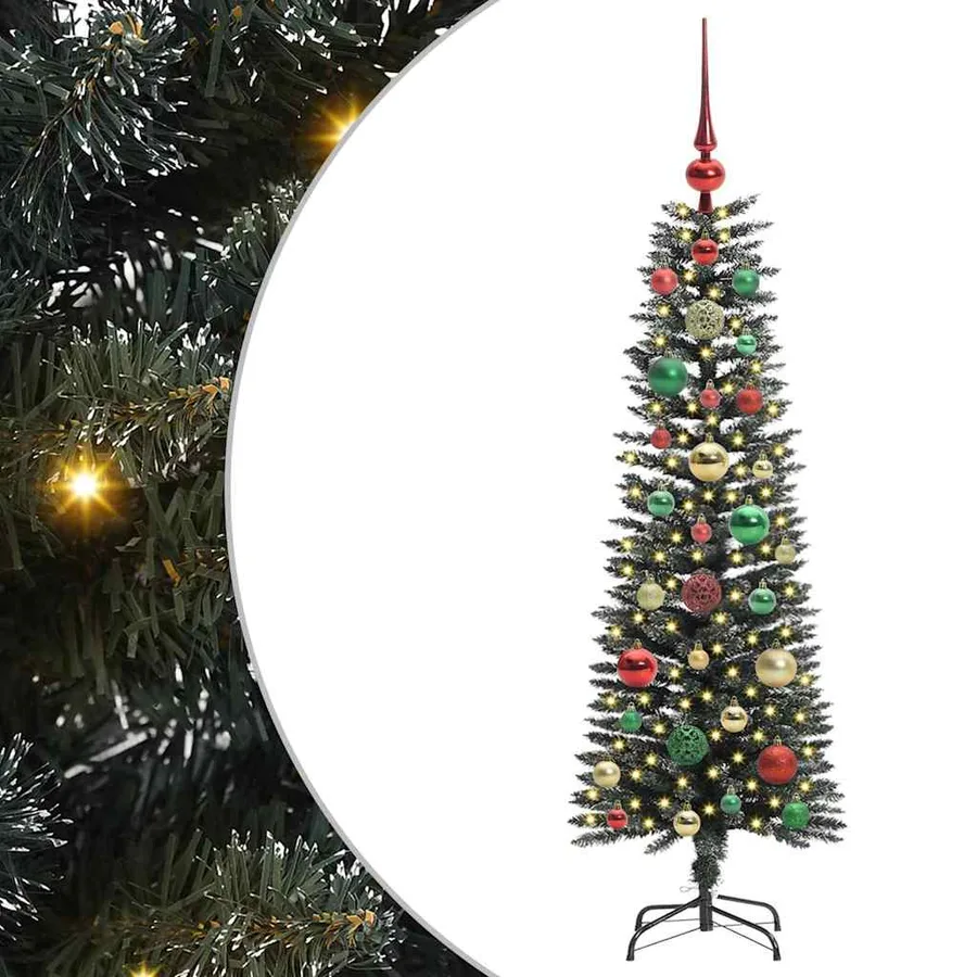 Sapin de Noël artificiel Vert 120 cm PVC, plastique et acier - 2