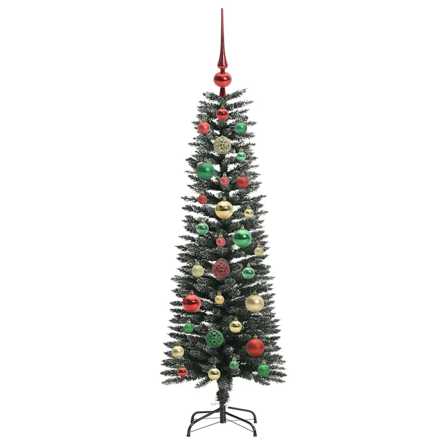 Sapin de Noël artificiel Vert 120 cm PVC, plastique et acier - 6