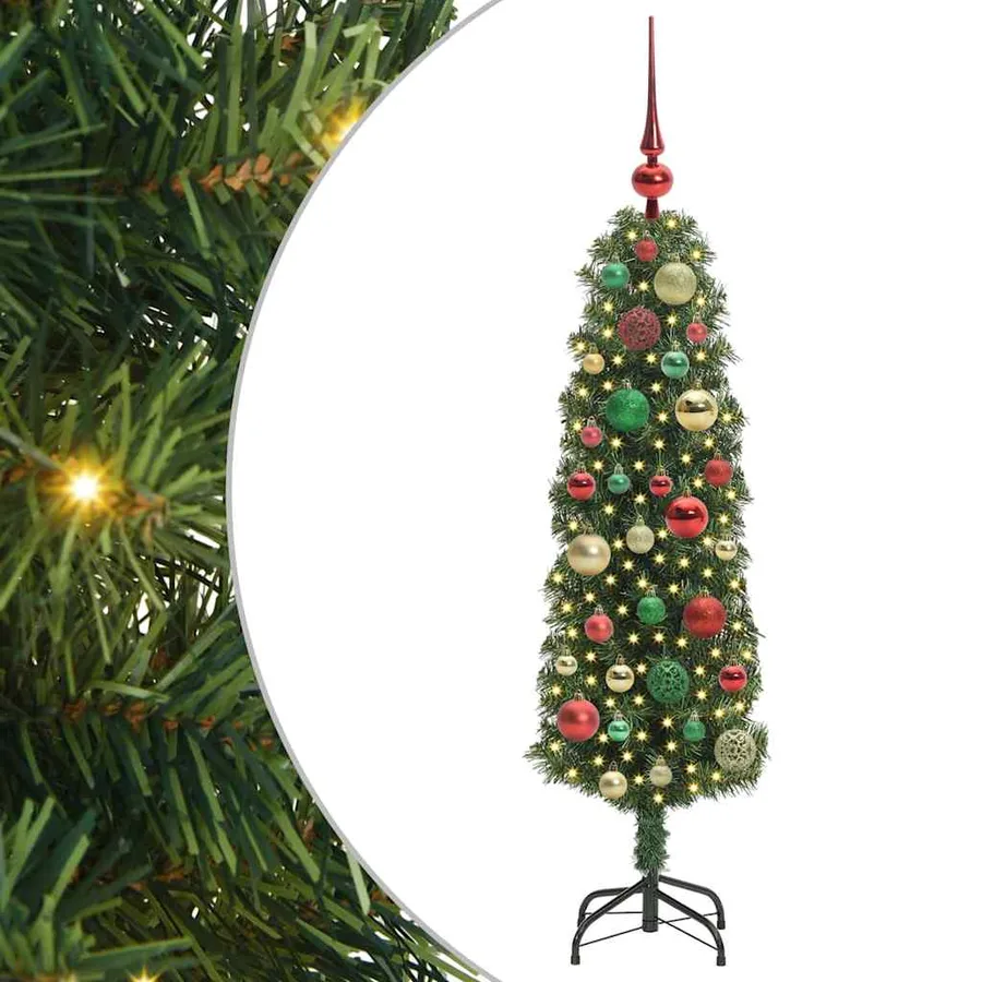 Sapin de Noël artificiel Vert 120 cm PVC et acier et plastique - 2