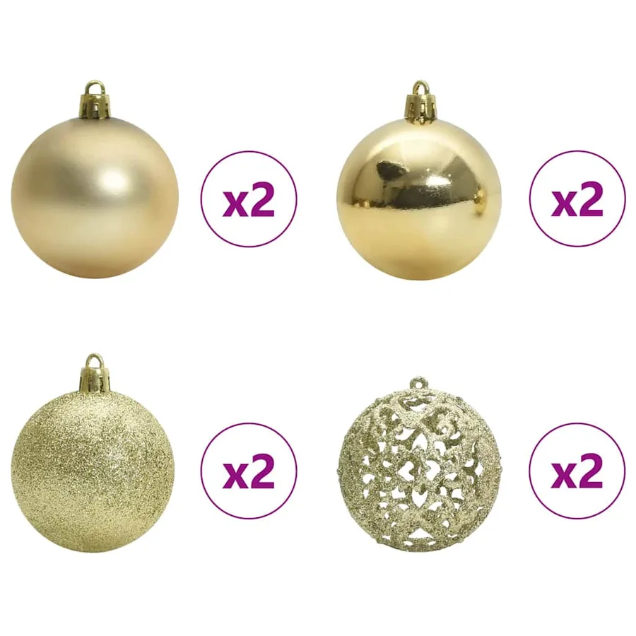 Sapin de Noël avec 150 LED avec support Vert 150 cm PE - 13