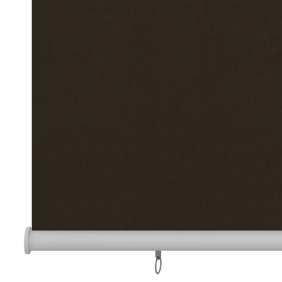 Store roulant d'extérieur 105 (l) x 140 (H) cm marron HDPE - 4