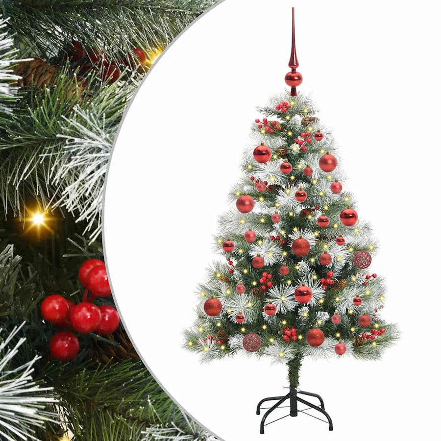 Sapin de Noël artificiel Vert et blanc 150 cm - 2